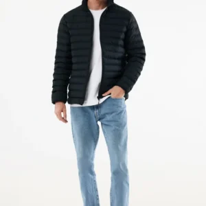 IQONIQ Maiko heren gerecycled polyester jas met voering