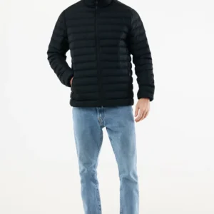 IQONIQ Maiko heren gerecycled polyester jas met voering