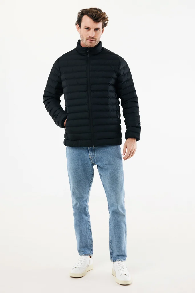 IQONIQ Maiko heren gerecycled polyester jas met voering