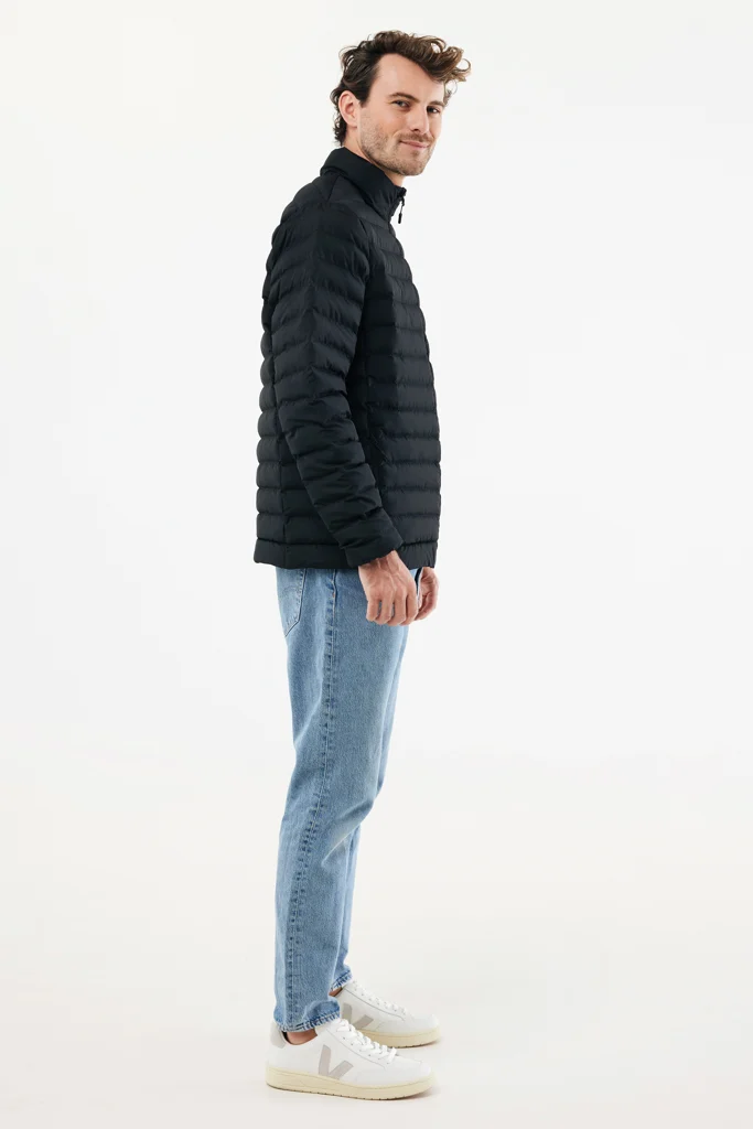 IQONIQ Maiko heren gerecycled polyester jas met voering
