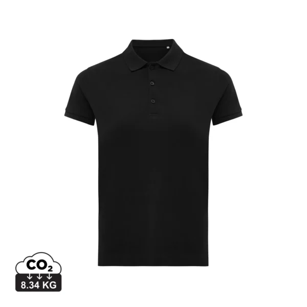 IQONIQ Yosemite dames recycled katoen pique polo zwart