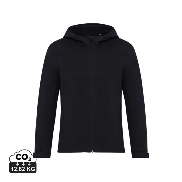 IQONIQ Makalu dames recycled polyester softshell jas zwart
