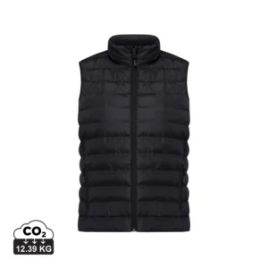 IQONIQ Meru dames gerecycled polyester bodywarmer zwart