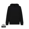 IQONIQ Yengo kids recycled katoen hoodie met steekzakken zwart