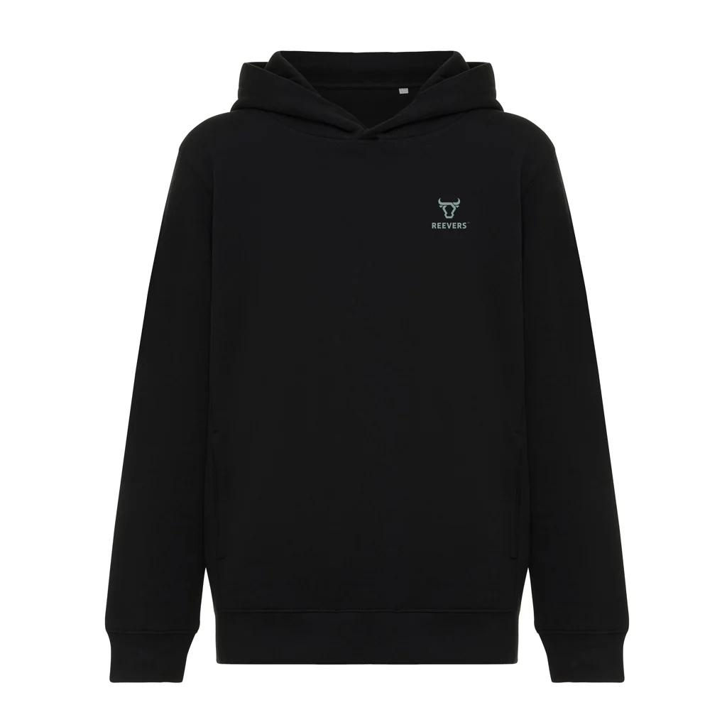IQONIQ Yengo kids recycled katoen hoodie met steekzakken