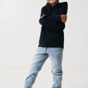 IQONIQ Yengo kids recycled katoen hoodie met steekzakken