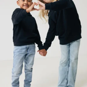 IQONIQ Yengo kids recycled katoen hoodie met steekzakken