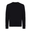 IQONIQ Etosha lichtgewicht gerecycled katoen sweater zwart