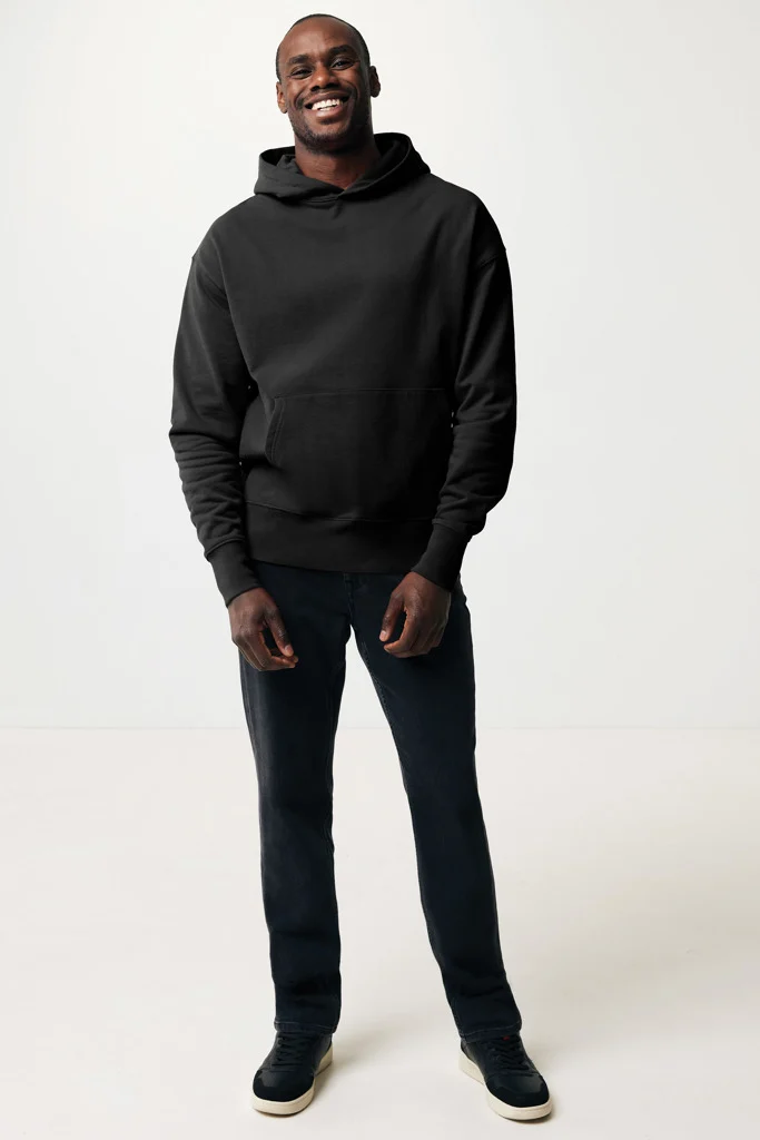 IQONIQ Yoho gerecycled katoen relaxed hoodie