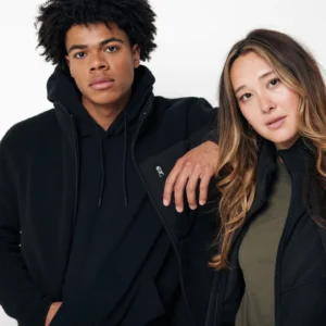 IQONIQ Yoho gerecycled katoen relaxed hoodie