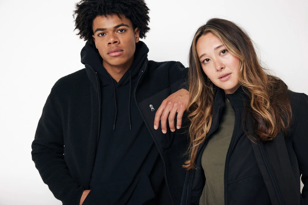 IQONIQ Yoho gerecycled katoen relaxed hoodie