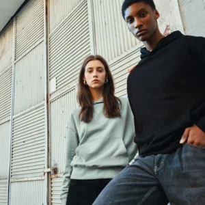 IQONIQ Yoho gerecycled katoen relaxed hoodie