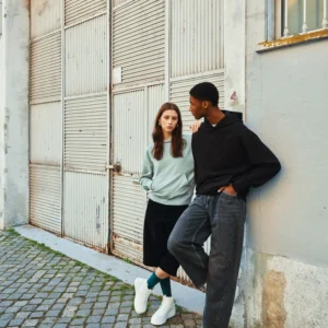 IQONIQ Yoho gerecycled katoen relaxed hoodie