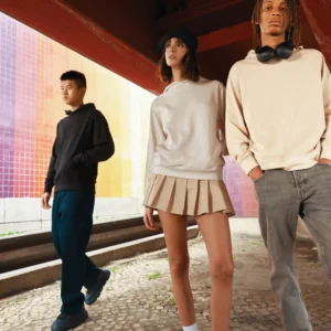 IQONIQ Yengo recycled katoen hoodie met steekzakken