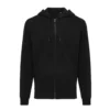 IQONIQ Abisko gerecycled katoen hoodie met rits zwart