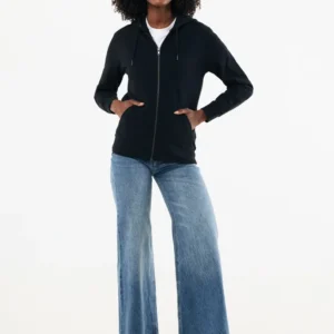 IQONIQ Abisko gerecycled katoen hoodie met rits