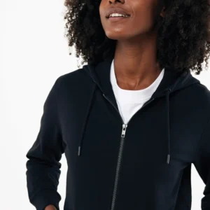 IQONIQ Abisko gerecycled katoen hoodie met rits