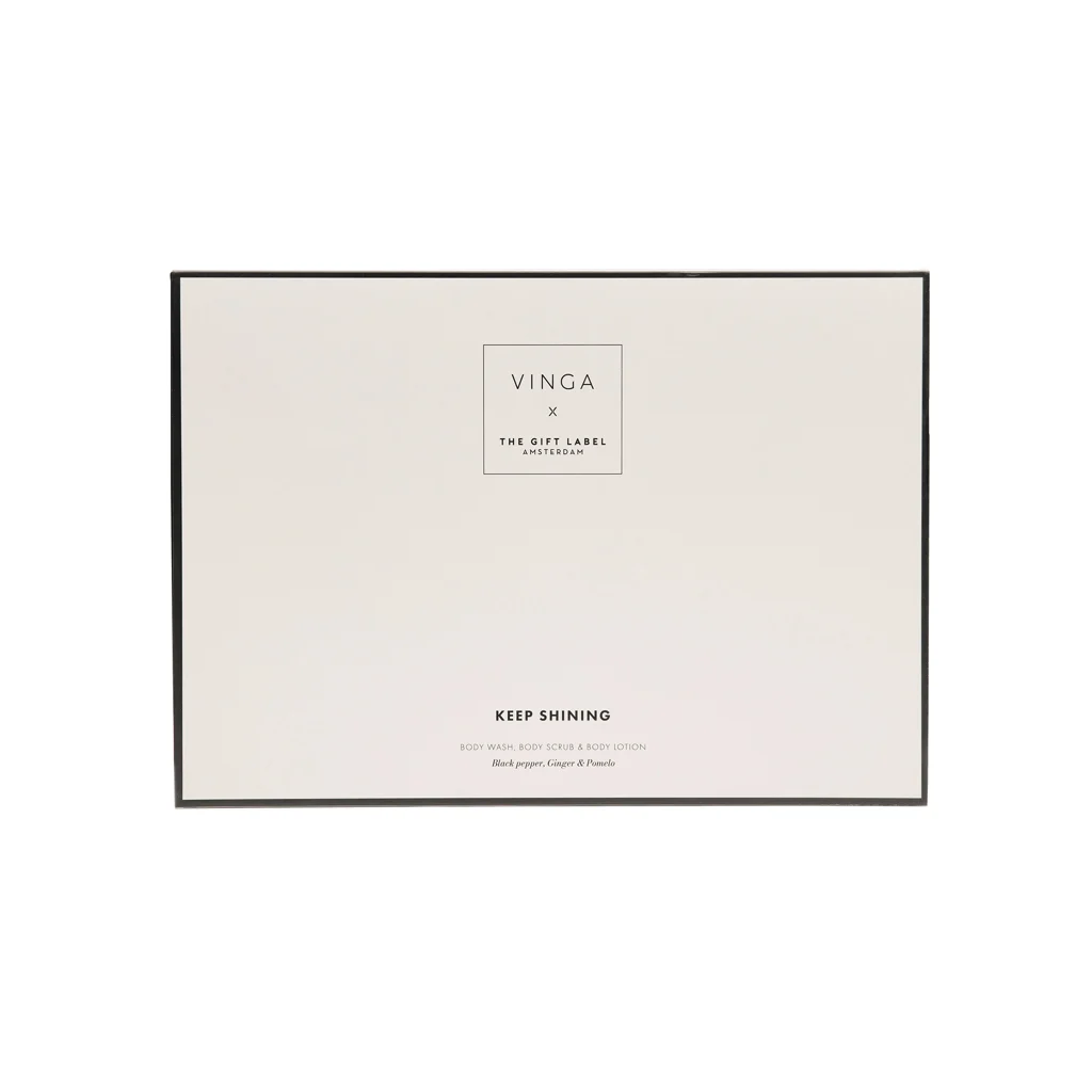 VINGA x TGL giftset voor lichaamsverzorging