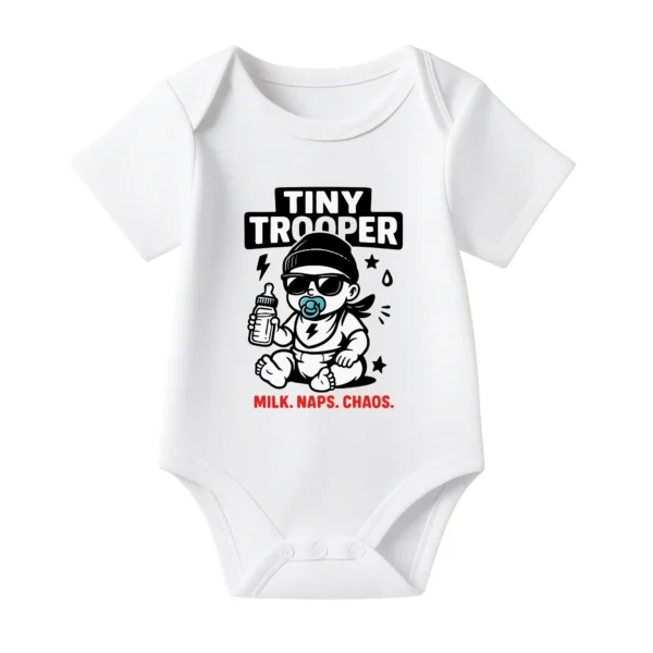 Romper Tiny Trooper - Cry Hard Nap Later