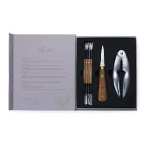 VINGA Story of seafood gift box grijs