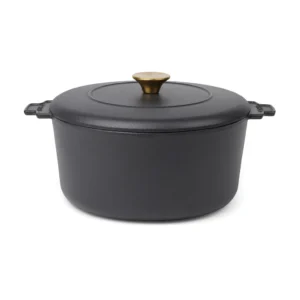 VINGA Monte heritage braadpan 5.5 L zwart