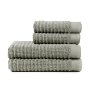 VINGA Landro handdoek, set van 4 stuks groen