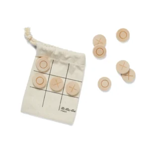 VINGA Boter-kaas-en-eieren spel mini bruin