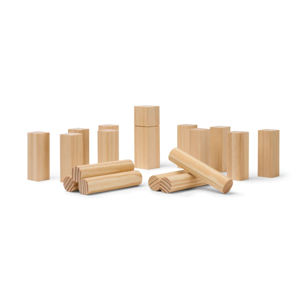 VINGA Kubb mini spel bruin