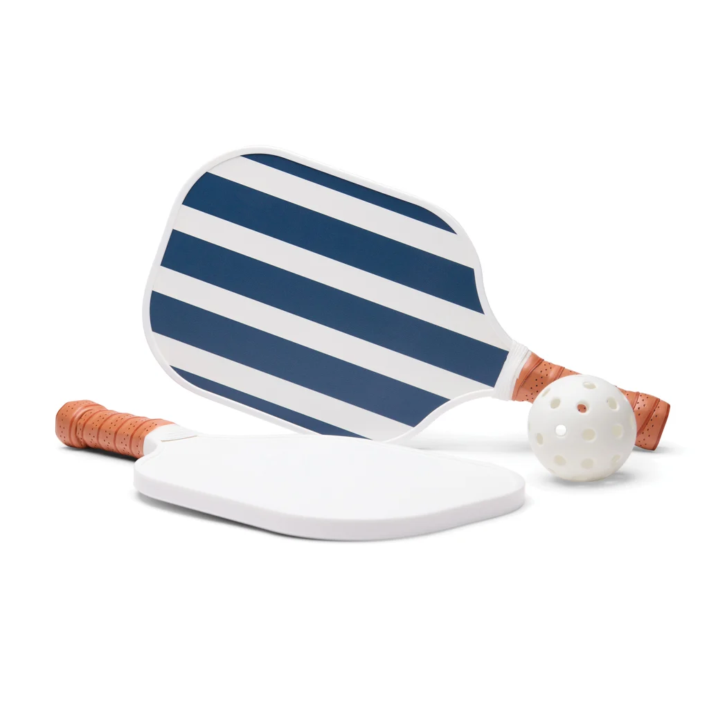 VINGA Lagoa pickleballset donkerblauw, wit