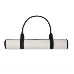VINGA Volonne AWARE™ recycled canvas strandmat gebroken wit, zwart