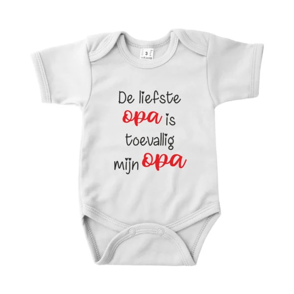 Romper De liefste Opa is toevallig mijn Opa