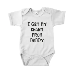 Romper I get my charm form daddy