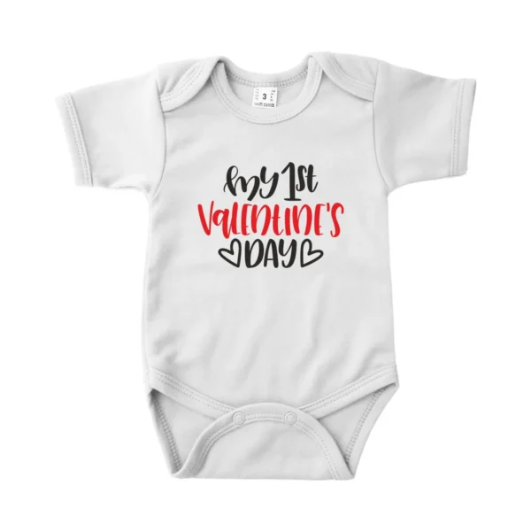 Romper My 1st Valentine's day