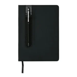 Standaard hardcover PU A5 notitieboek met stylus pen