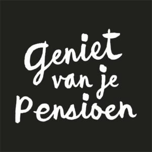Keukenschort “Geniet van je Pensioen” - Afbeelding 3