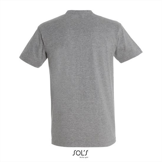 50 jaar - 50 jaar abraham - 50 jaar sarah - 50 jaar verjaardag - T-shirt Zet de rollator maar klaar ik ben 50 jaar! - Maat XXL - Sport Grey Melange T-shirt korte mouw - Afbeelding 2