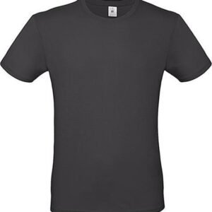 T-shirt Zwart - T-shirt ronde hals 190 grams - Zwart - Maat XL
