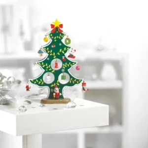 Houten kerstboom met decoratie WOODTREE - Afbeelding 5