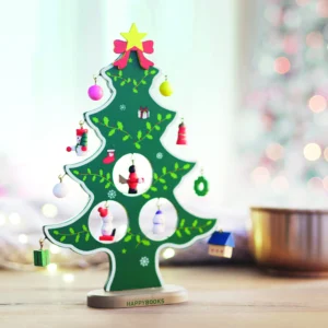 Houten kerstboom met decoratie WOODTREE - Afbeelding 4