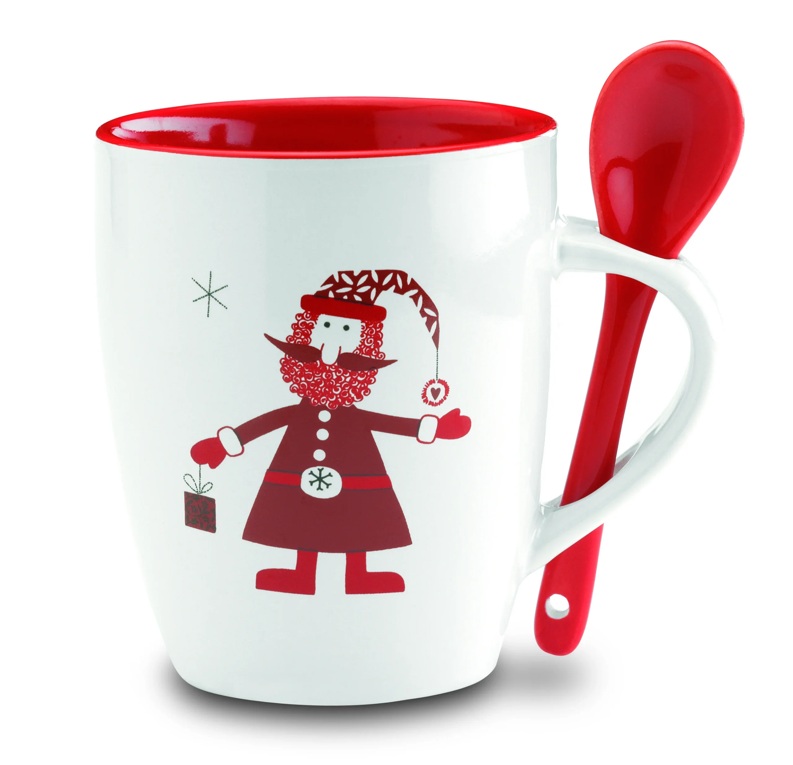 Kerstmok met lepel 250ml CLAUS