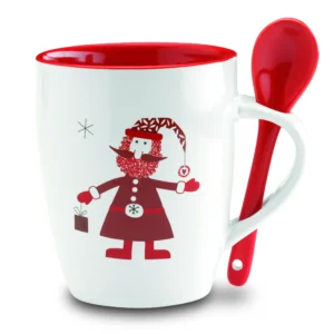 Kerstmok met lepel 250ml CLAUS - Afbeelding 5