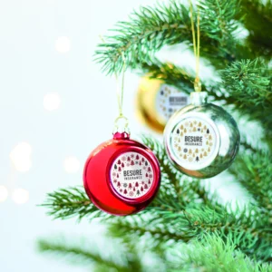 Sublimatie Kerstbal HAPPY BALL - Afbeelding 3