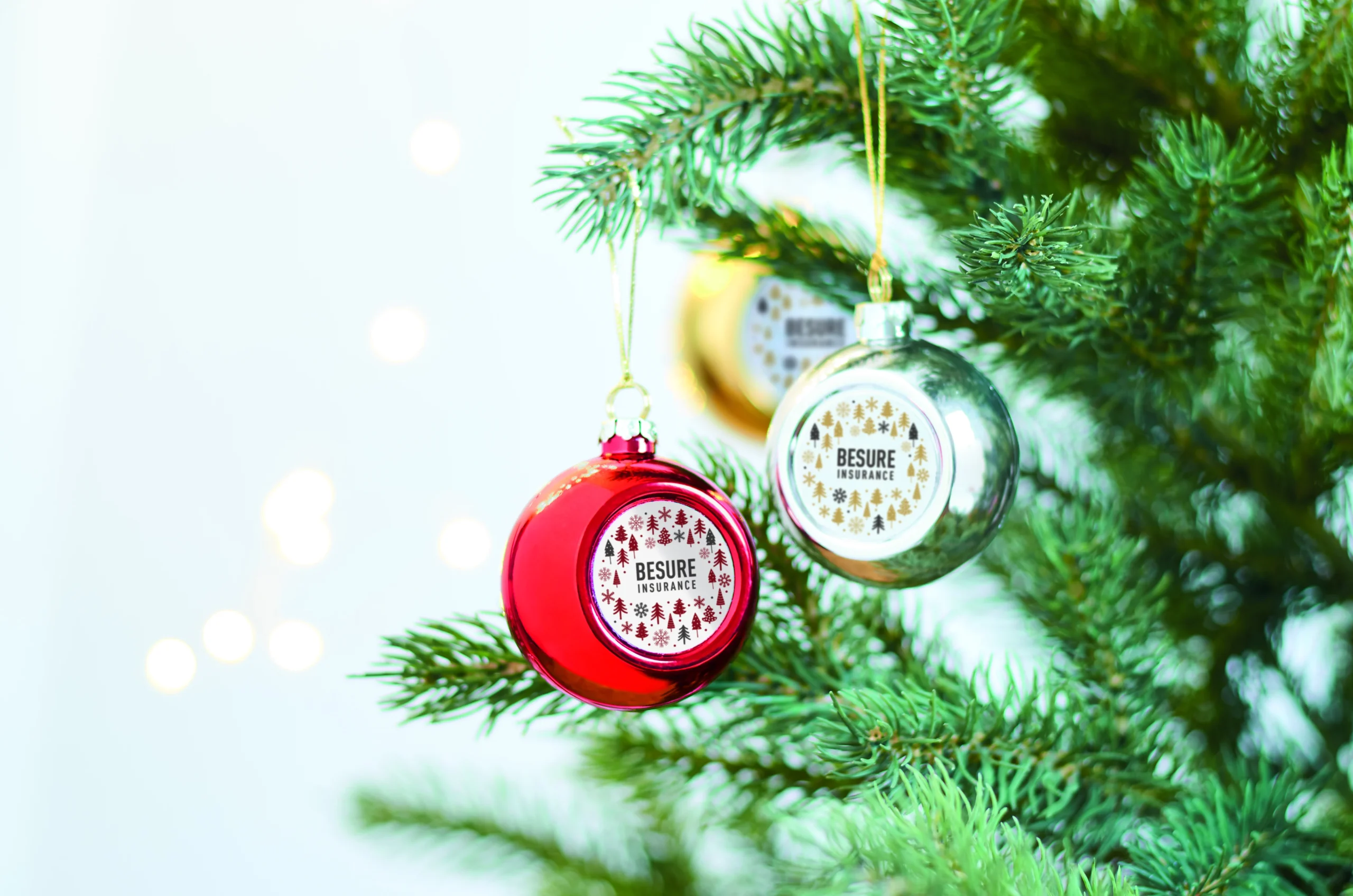 Sublimatie Kerstbal HAPPY BALL - Afbeelding 3